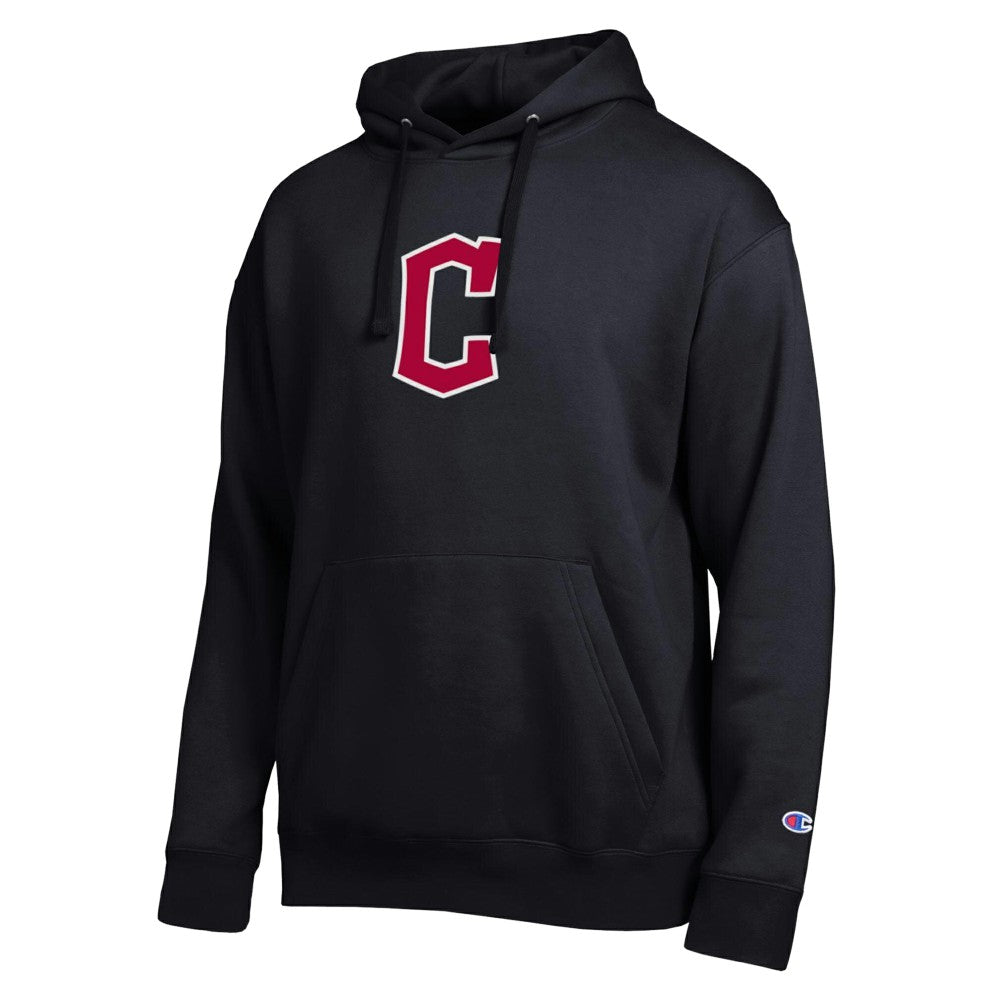 Cleveland Guardians Champion All Star Embroidered Logo Hoodie - Black - MLB Lifestyle