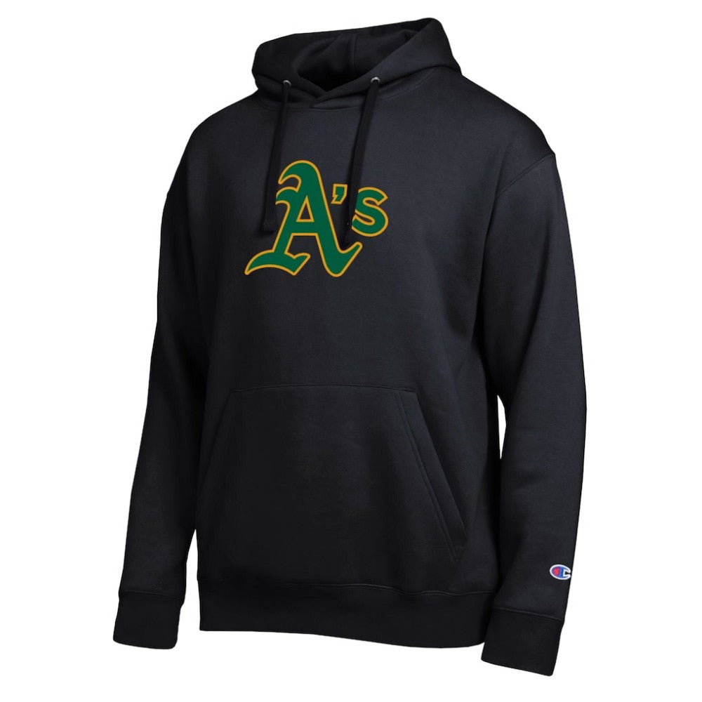 Athletics Champion All Star Embroidered Logo Hoodie - Black - MLB Online