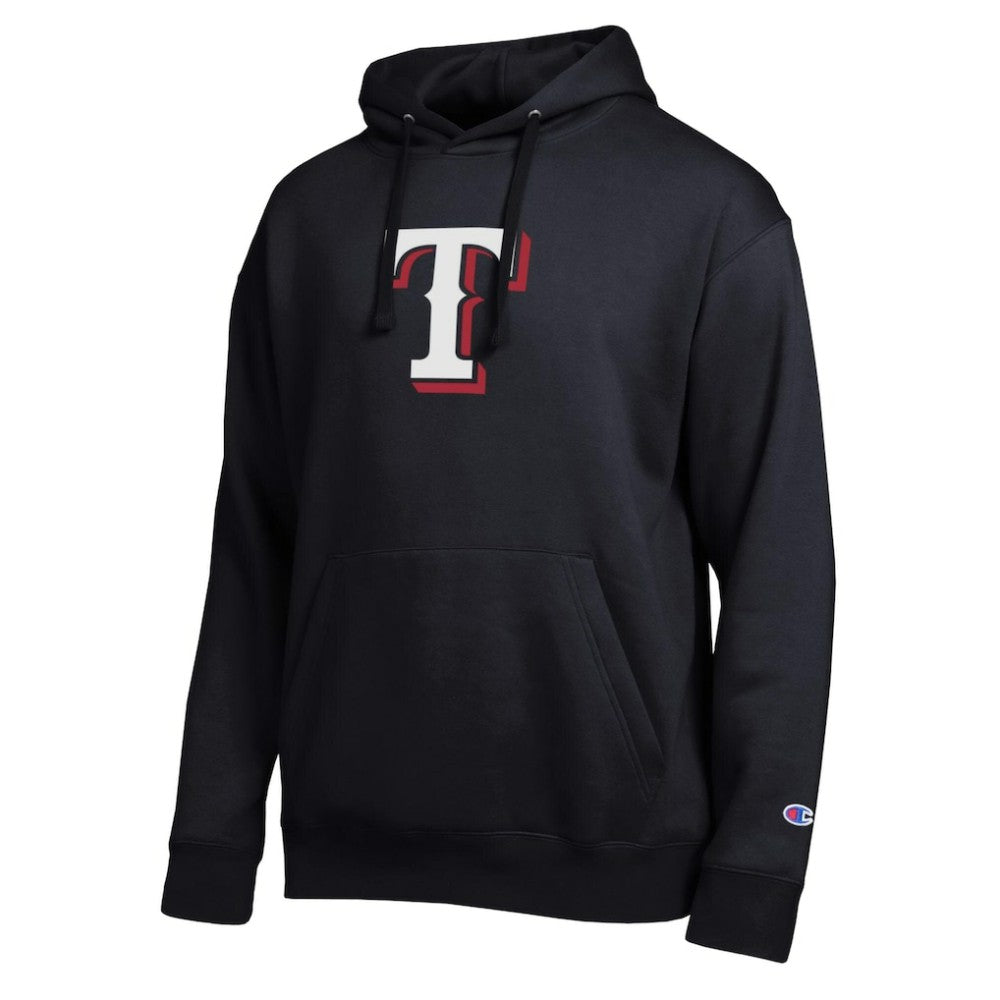 Texas Rangers Champion All Star Embroidered Logo Hoodie - Black - MLB Online