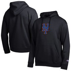 New York Mets Champion All Star Embroidered Logo Hoodie - Black - MLB Online