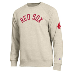 Boston Red Sox Champion All-Star Soft Felt Sweatshirt - Oatmeal - MLB Lifestyle