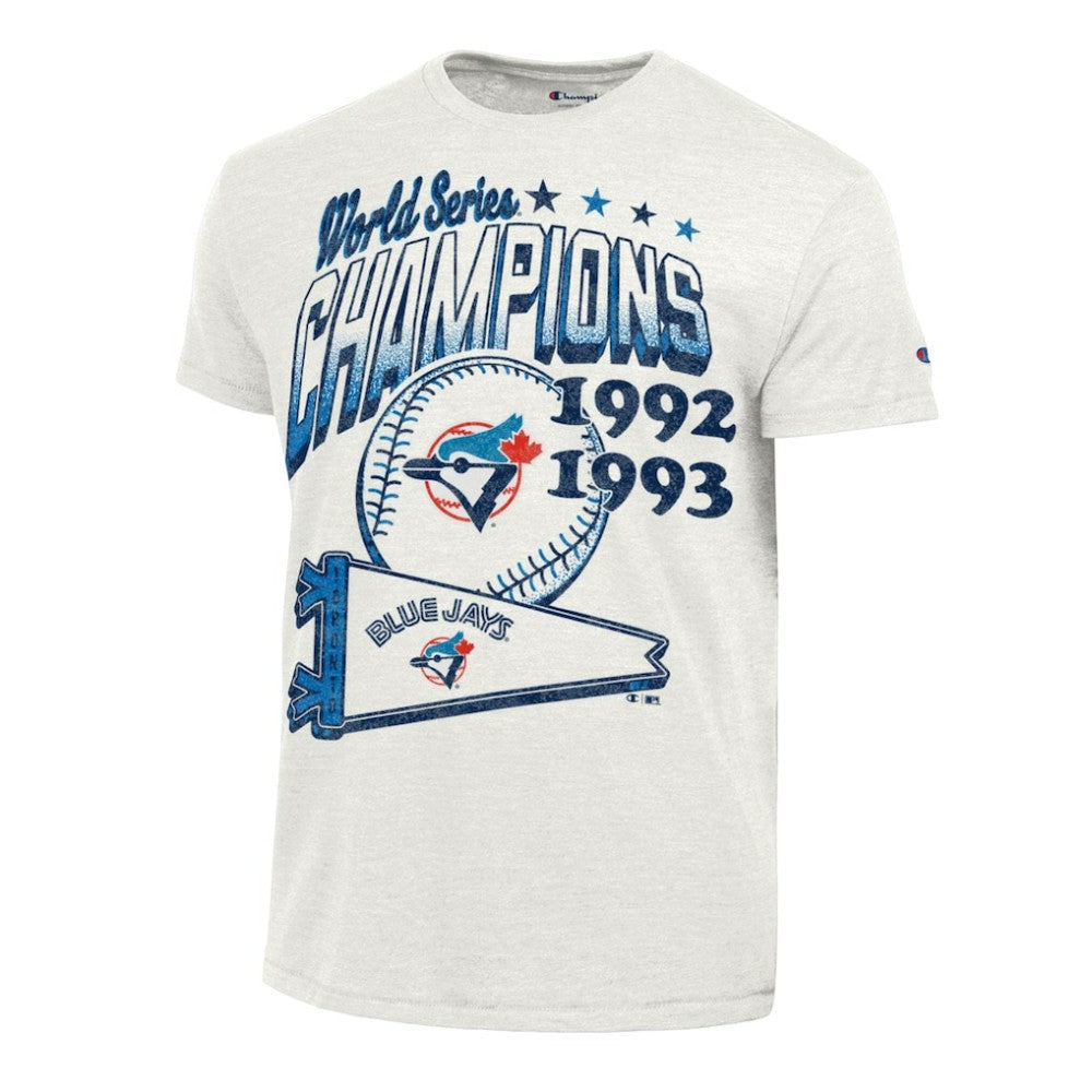 Toronto Blue Jays Champion Winning Tradition Cooperstown Tri-Blend T-Shirt - White - MLB Discount
