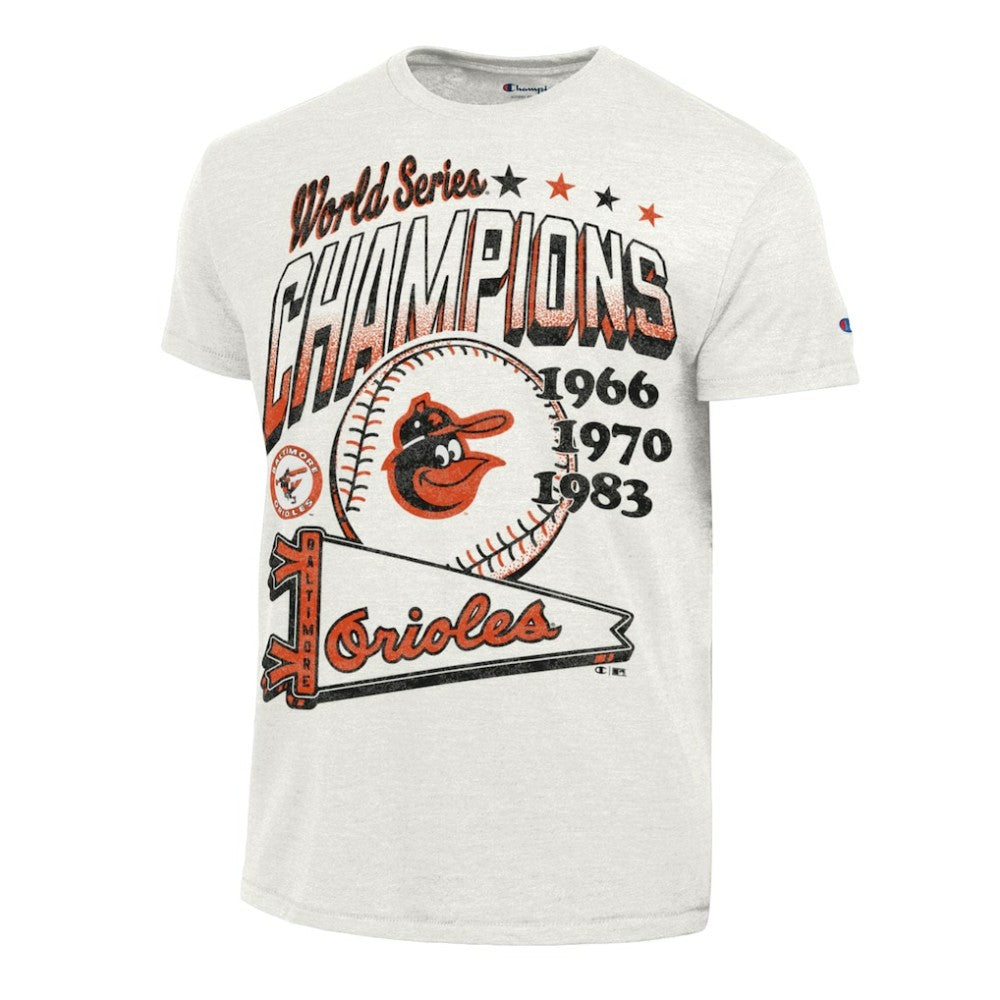 Baltimore Orioles Champion Winning Tradition Cooperstown Tri-Blend T-Shirt - White - MLB on Sale
