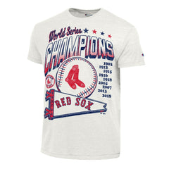 Boston Red Sox Champion Winning Tradition Cooperstown Tri-Blend T-Shirt - White - MLB Lifestyle