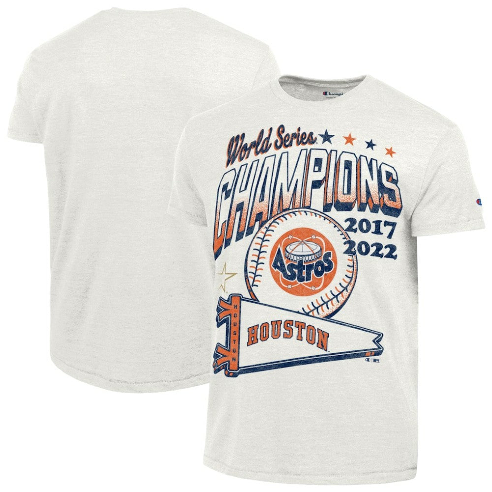 Houston Astros Champion Winning Tradition Cooperstown Tri-Blend T-Shirt - White - MLB Online