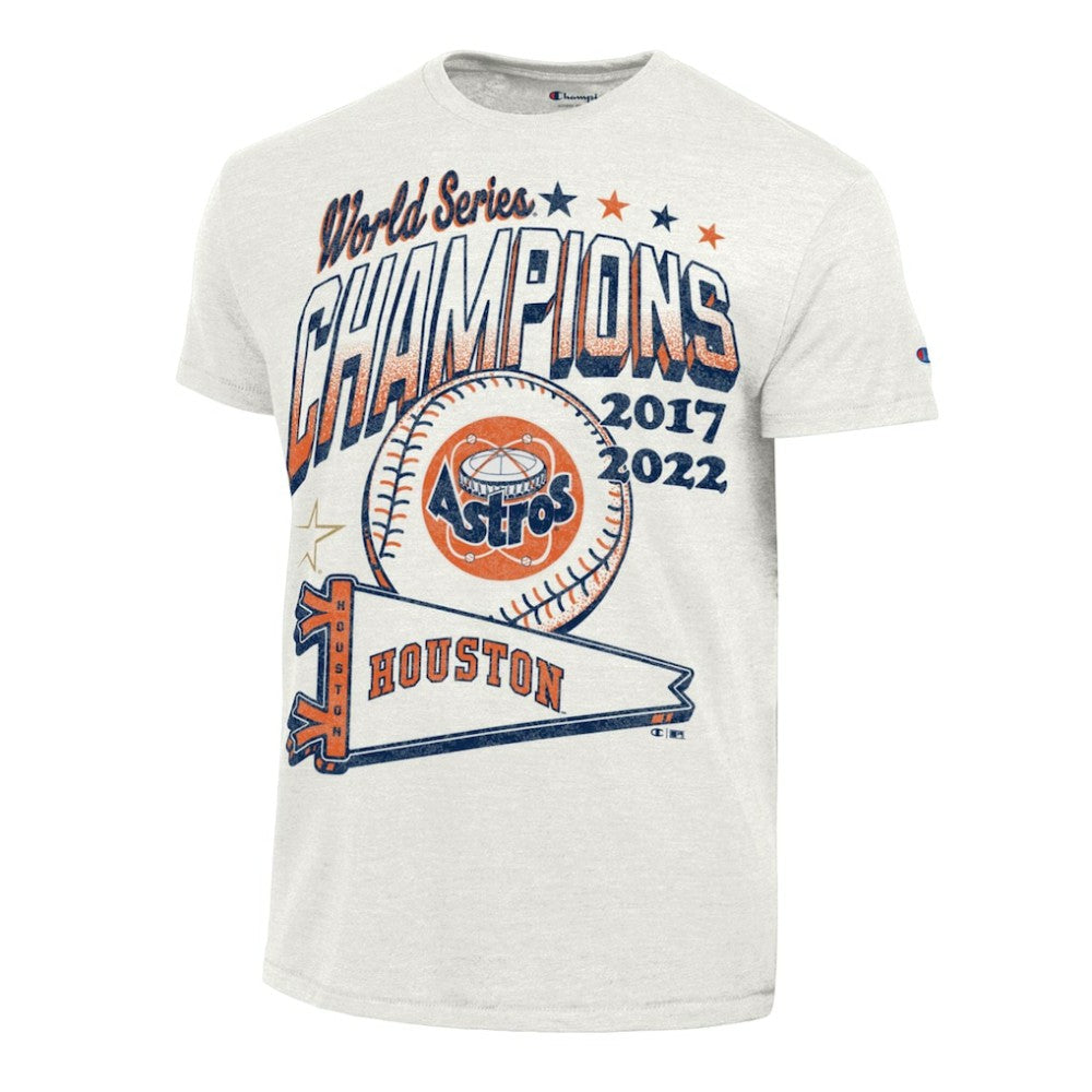 Houston Astros Champion Winning Tradition Cooperstown Tri-Blend T-Shirt - White - MLB Online