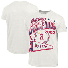 Los Angeles Angels Champion Winning Tradition Cooperstown Tri-Blend T-Shirt - White - MLB on Sale
