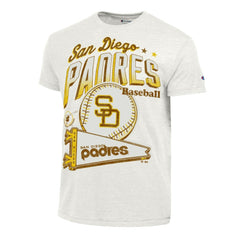 San Diego Padres Champion Winning Tradition Cooperstown Tri-Blend T-Shirt - White - MLB Discount