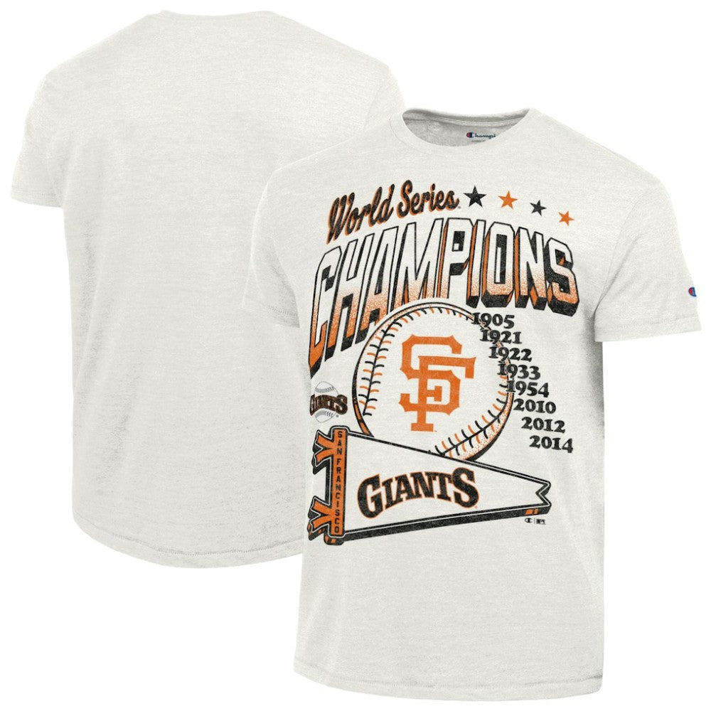 San Francisco Giants Champion Winning Tradition Cooperstown Tri-Blend T-Shirt - White - MLB Sale