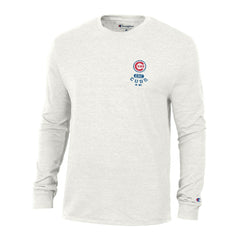 Chicago Cubs Champion Cooperstown Winning Tradition Tri-Blend Long Sleeve T-Shirt - White - MLB Sale
