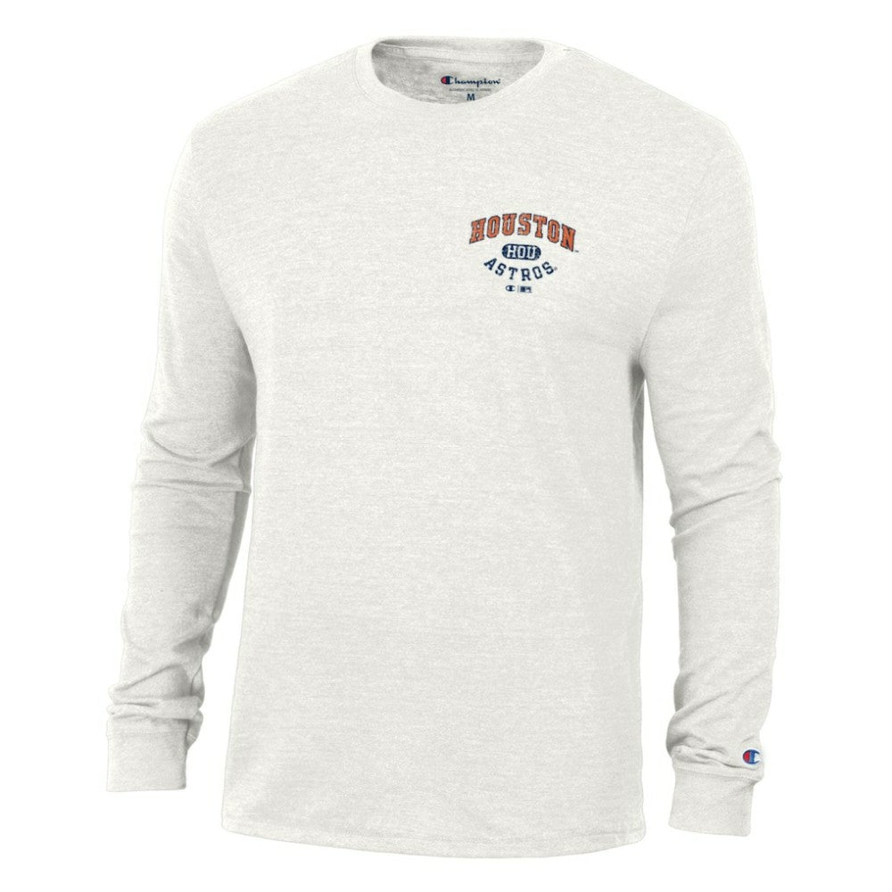 Houston Astros Champion Cooperstown Winning Tradition Tri-Blend Long Sleeve T-Shirt - White - MLB on Sale