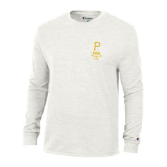 Pittsburgh Pirates Champion Cooperstown Winning Tradition Tri-Blend Long Sleeve T-Shirt - White - MLB Online