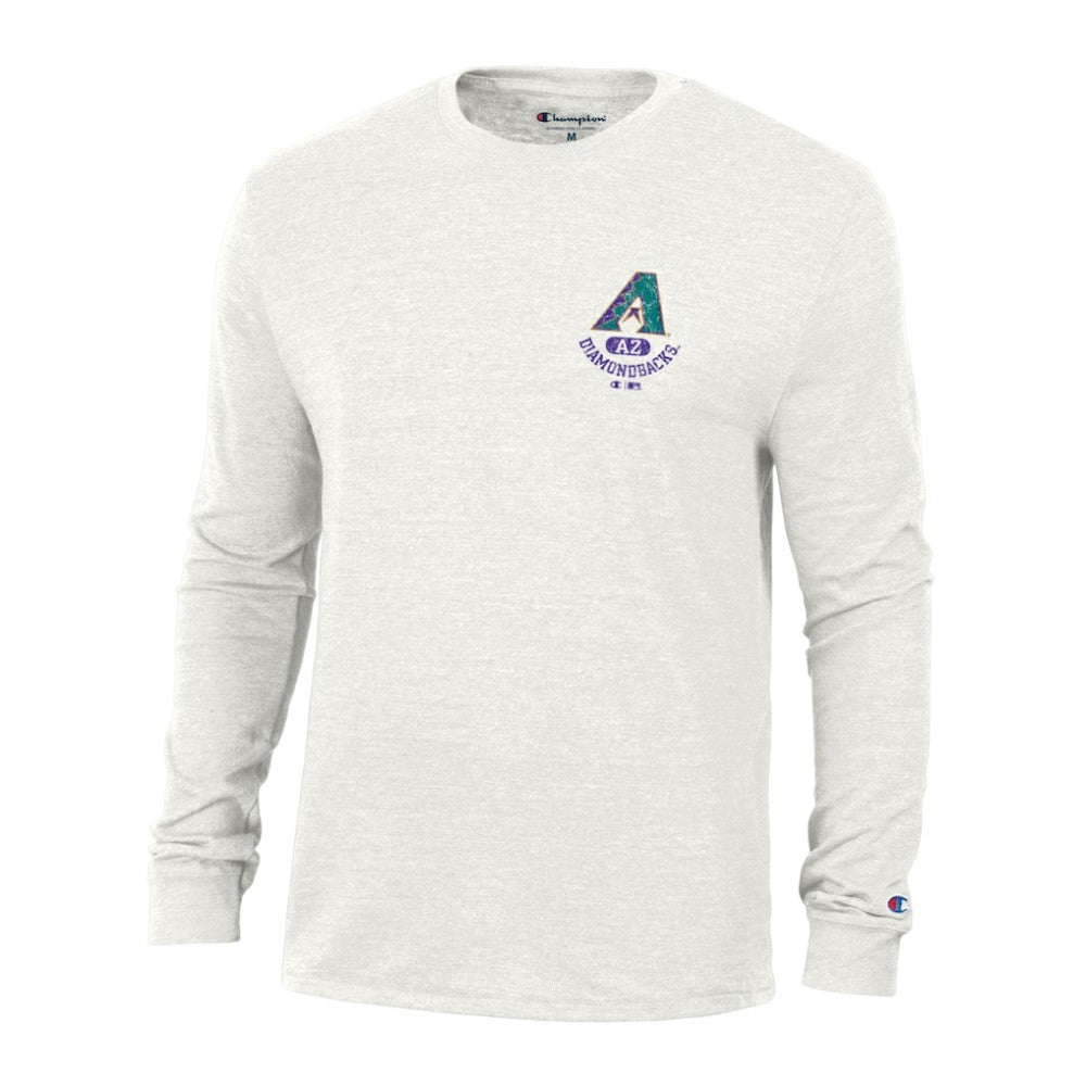 Arizona Diamondbacks Champion Cooperstown Winning Tradition Tri-Blend Long Sleeve T-Shirt - White - MLB Online