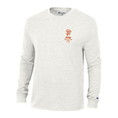 San Francisco Giants Champion Cooperstown Winning Tradition Tri-Blend Long Sleeve T-Shirt - White - MLB Discount