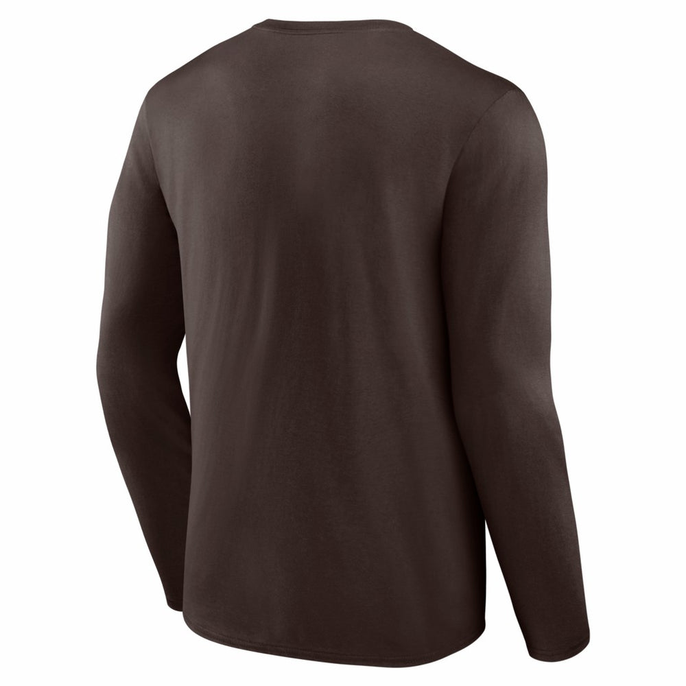 Cleveland Browns Hustle Long Sleeve T-Shirt Brown