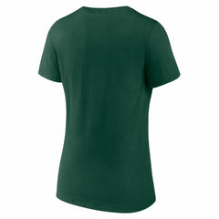 Green Bay Packers Women's Hustle V-Neck T-Shirt Green
