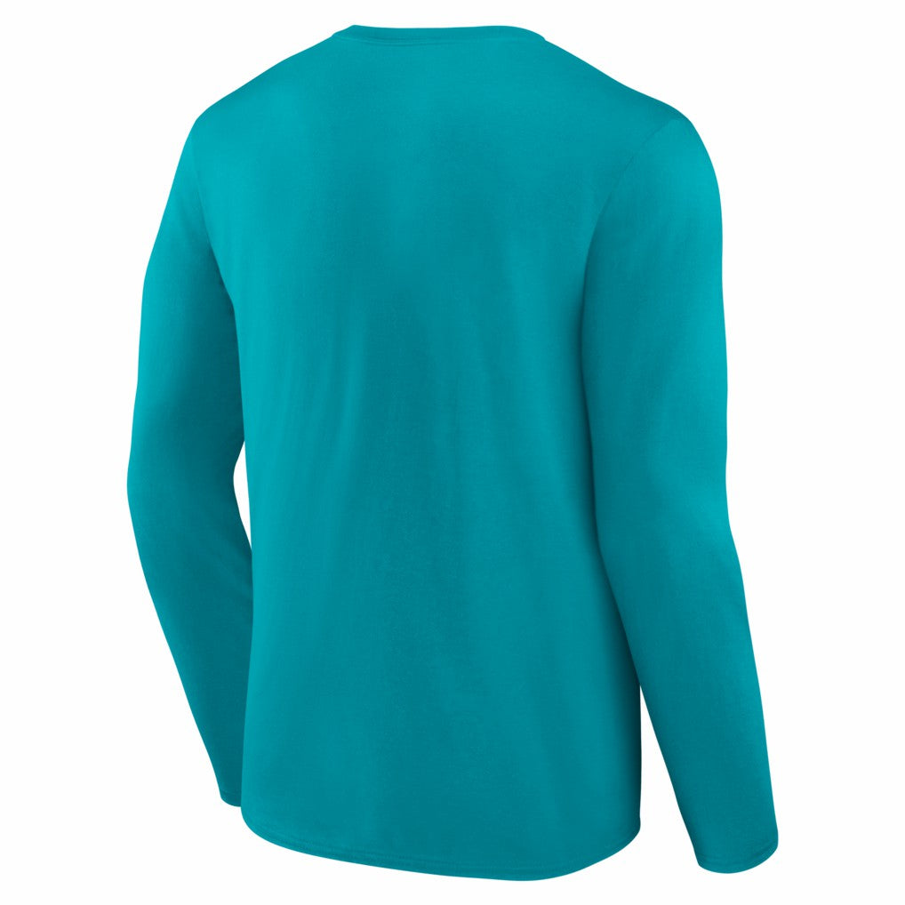 Miami Dolphins Hustle Long Sleeve T-Shirt Aqua