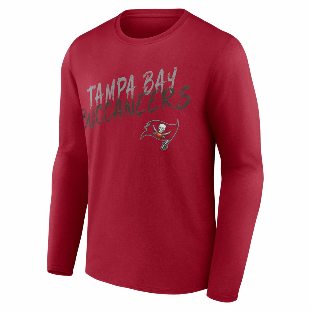Tampa Bay Buccaneers Hustle Long Sleeve T-Shirt Red