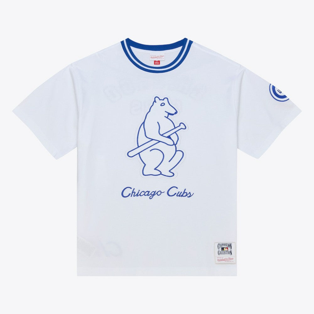 Chicago Cubs Mitchell & Ness Cooperstown Collection Arctic T-Shirt - White - Mitchell & Ness on Sale