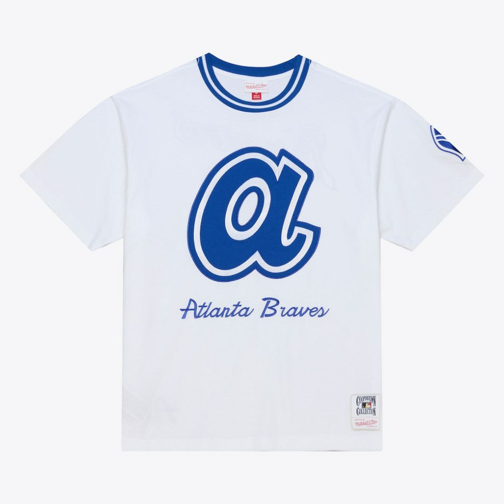 Atlanta Braves Mitchell & Ness Cooperstown Collection Arctic T-Shirt - White - Mitchell & Ness Lifestyle