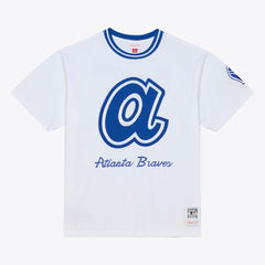 Atlanta Braves Mitchell & Ness Cooperstown Collection Arctic T-Shirt - White - Mitchell & Ness Lifestyle