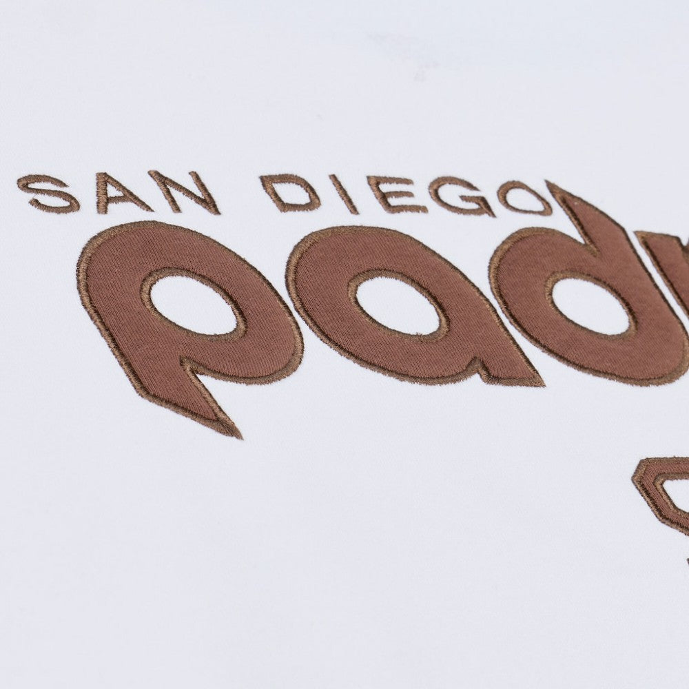 San Diego Padres Mitchell & Ness Arctic Fleece Sweatshirt - White - Mitchell & Ness Online