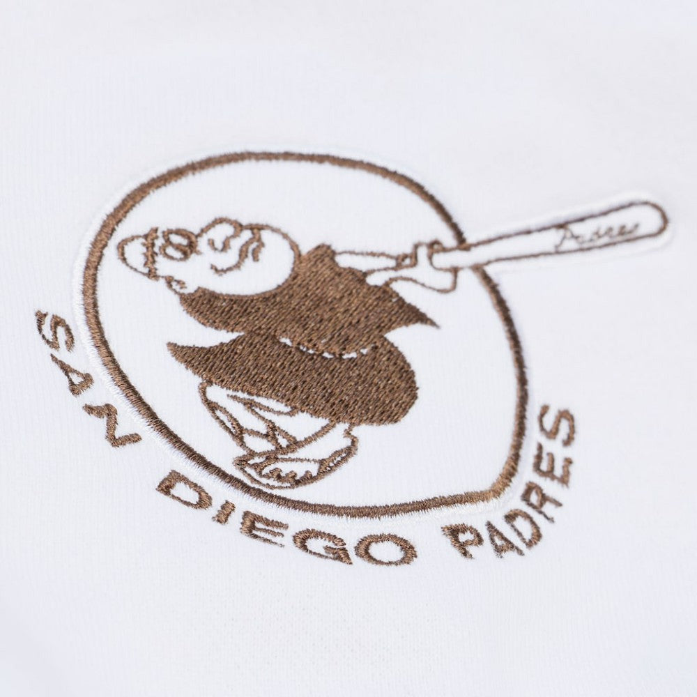 San Diego Padres Mitchell & Ness Arctic Fleece Sweatshirt - White - Mitchell & Ness Online