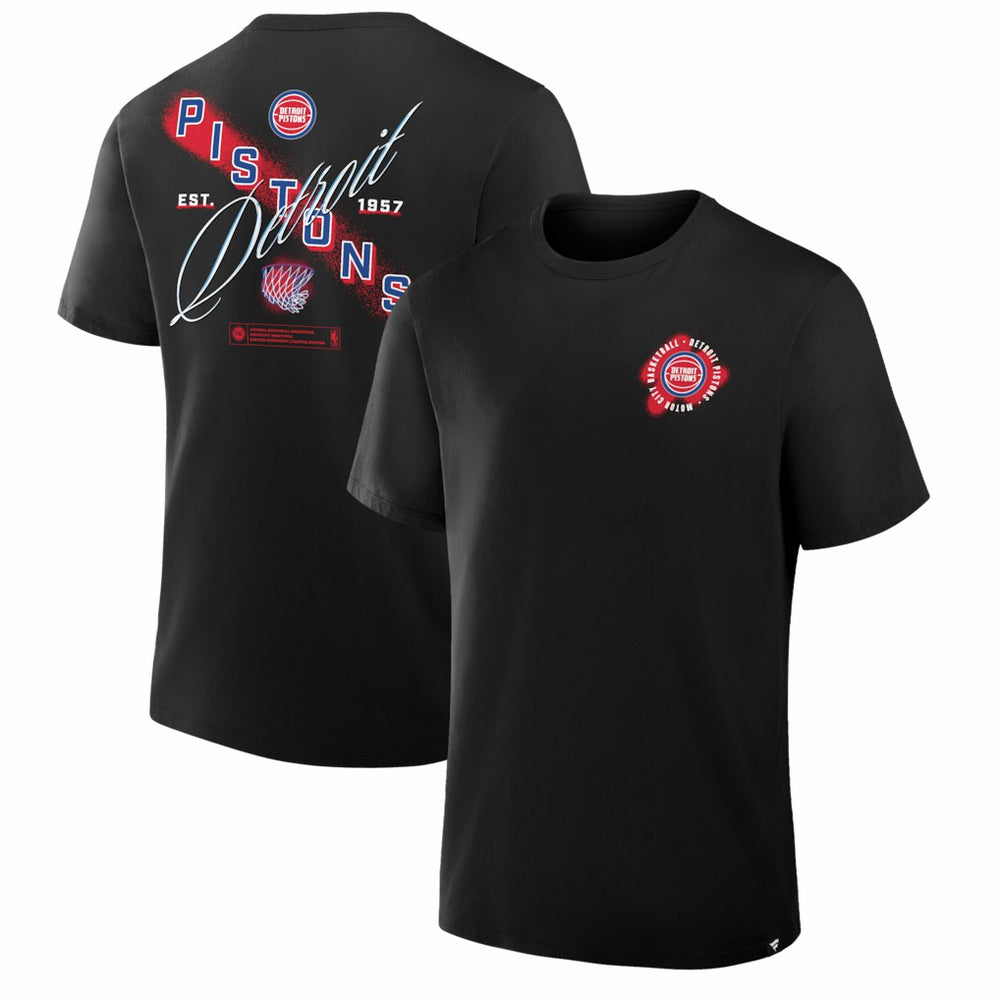 Detroit Pistons SOS T-Shirt Black