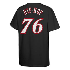 Philadelphia 76ers Youth Hip Hop T-Shirt Black | Mitchell & Ness US