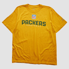 Fanatics Green Bay Packers Reebok 2000s T-shirt Yellow Vintage