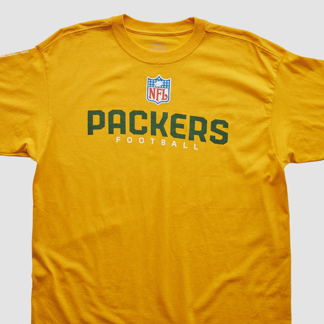 Fanatics Green Bay Packers Reebok 2000s T-shirt Yellow Vintage