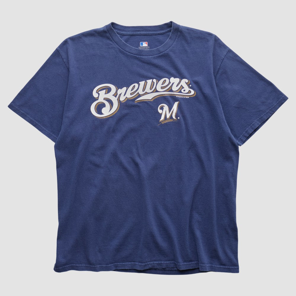 Milwaukee Brewers MLB 2000s T-shirt - Navy - Vintage - Fanatics Online