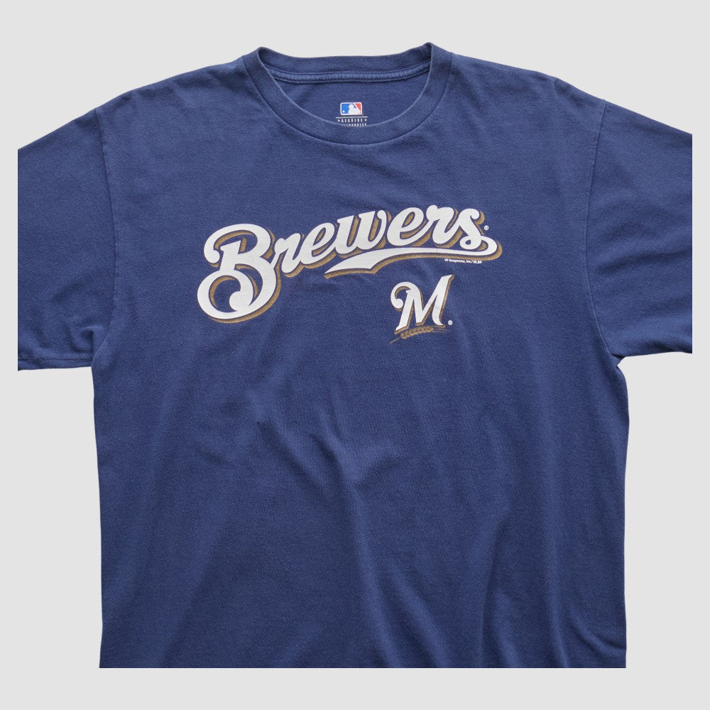 Milwaukee Brewers MLB 2000s T-shirt - Navy - Vintage - Fanatics Online