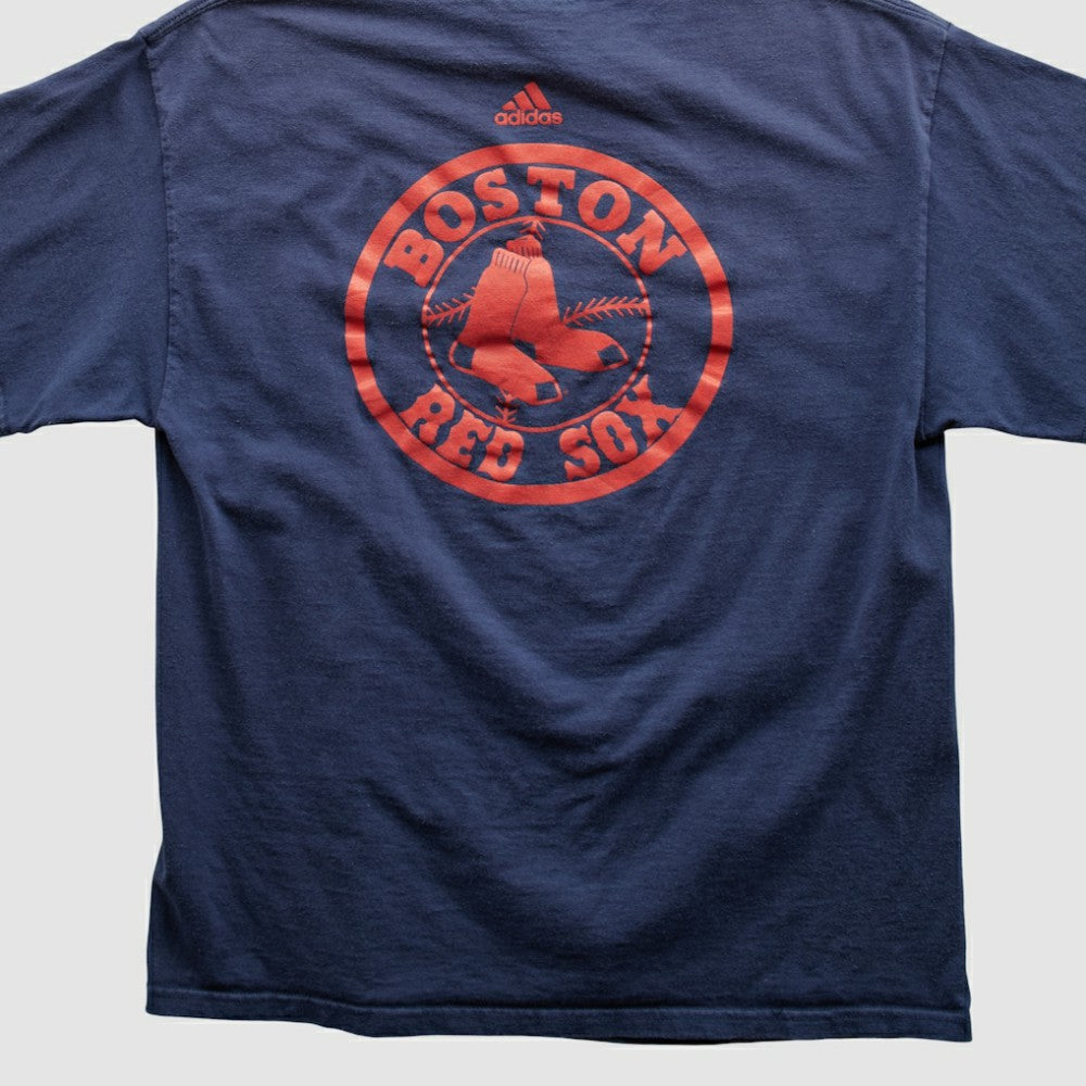 Boston Red Sox Adidas 2000s T-shirt - Navy - Vintage - Fanatics Discount