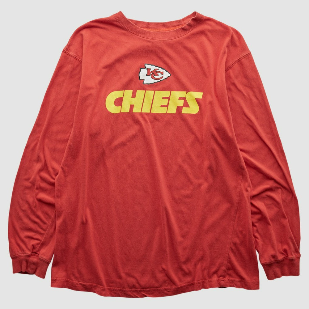 Fanatics Kansas City Chiefs NFL 2000s Long Sleeve T-shirt Red Vintage