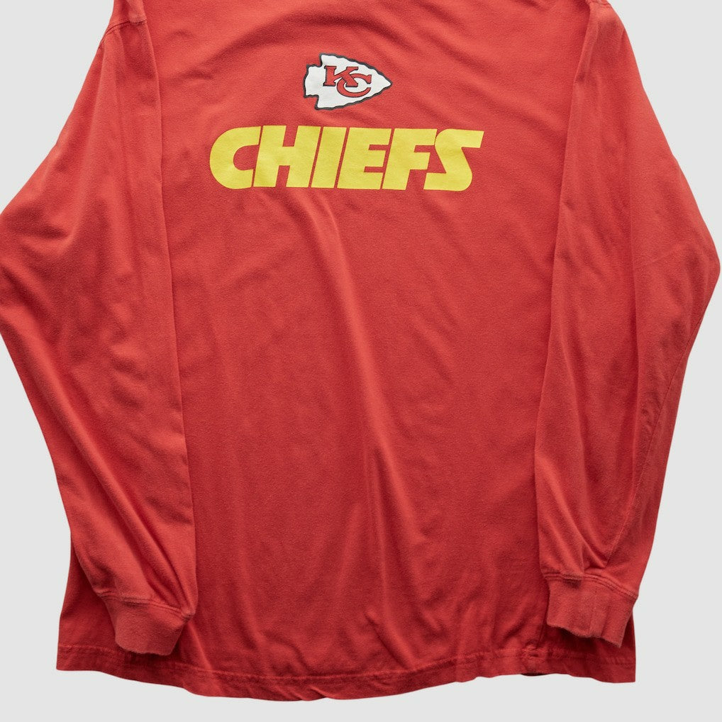 Fanatics Kansas City Chiefs NFL 2000s Long Sleeve T-shirt Red Vintage