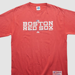 Boston Red Sox Majestic 2005 T-shirt - Red - Vintage - Fanatics Lifestyle