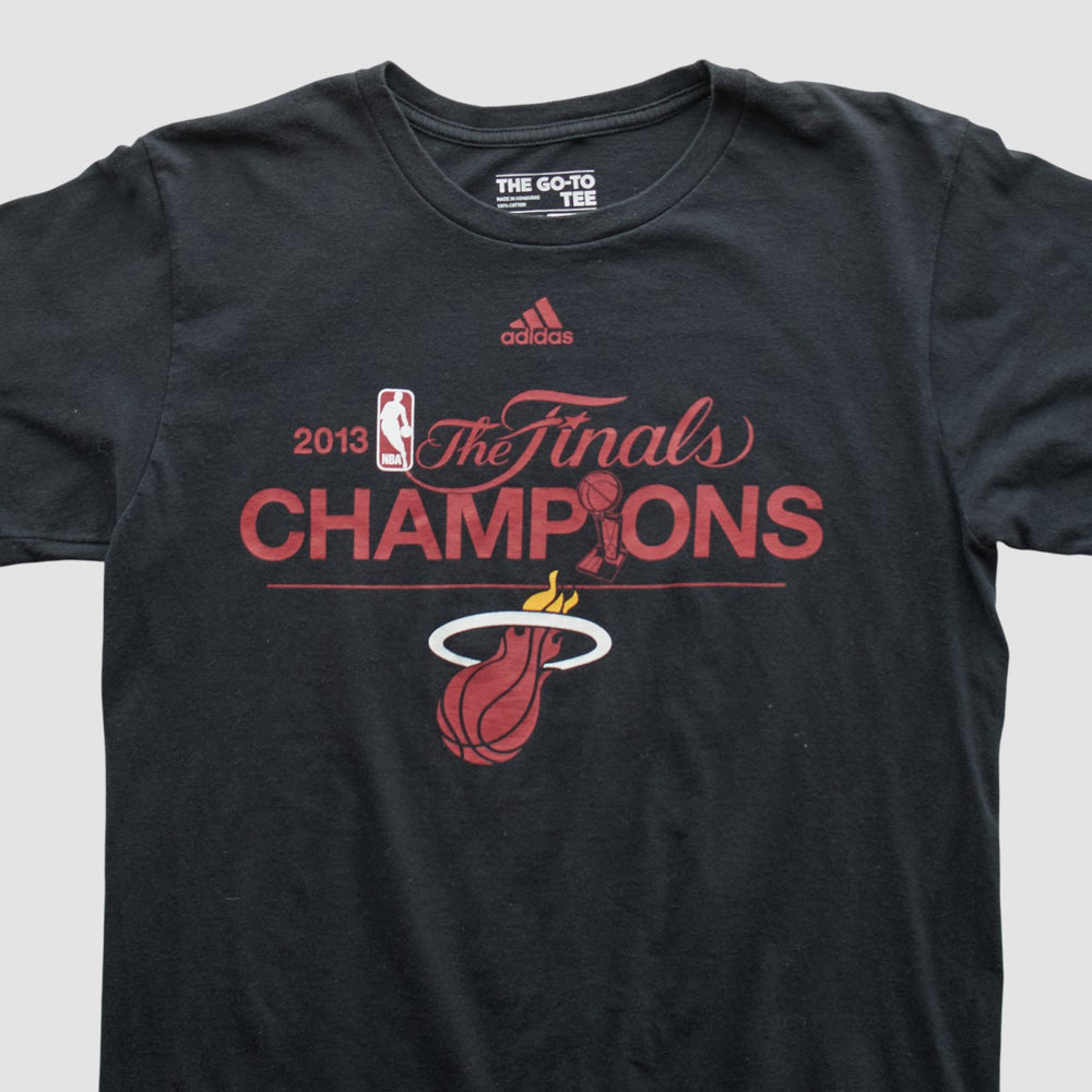 Miami Heat 2013 T-shirt Black Vintage | Adidas outlet