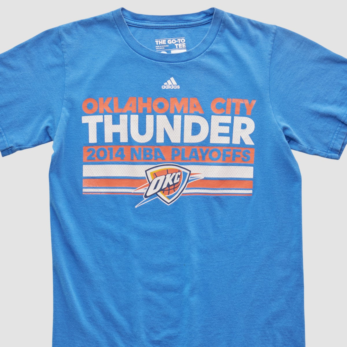 Oklahoma City Thunder 2014 T-shirt Blue Vintage | Adidas for sale