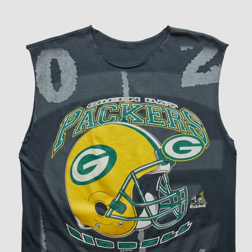 Fanatics Green Bay Packers 1997 Tank Charcoal Vintage