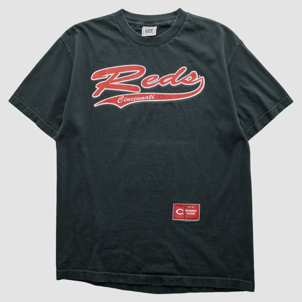 Cincinnati Reds Lee Apparel 2000s T-shirt - Charcoal - Vintage - Fanatics Online