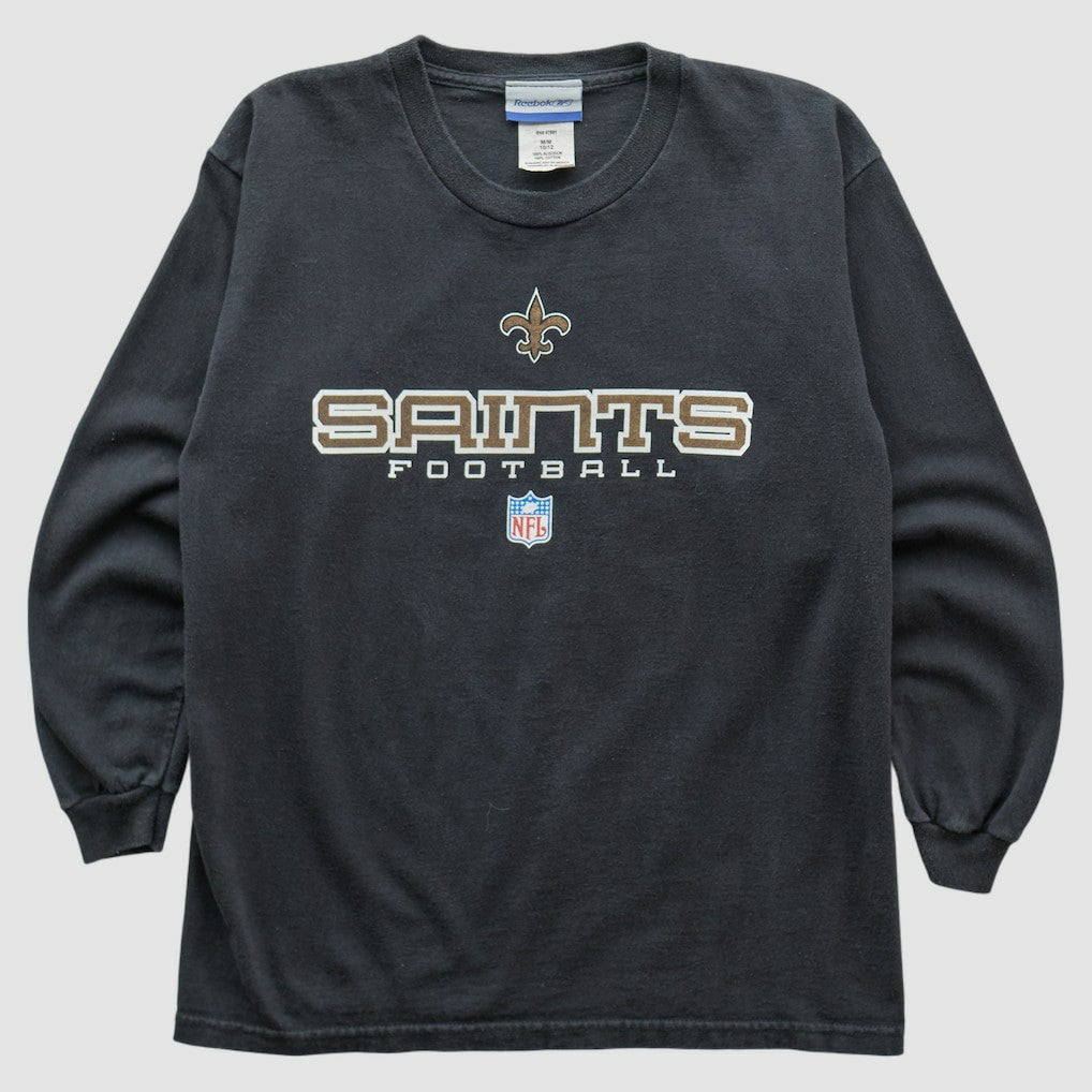 Fanatics New Orleans Saints Reebok 2000s Pullover Sweatshirt Black Vintage