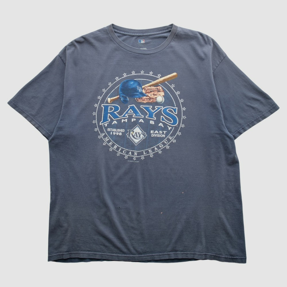 Tampa Bay Rays MLB Genuine Merchandise 2000s T-shirt - Navy - 2XVintage - Fanatics Lifestyle