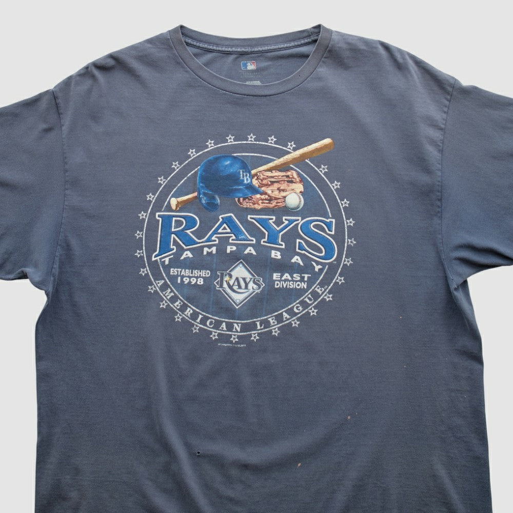 Tampa Bay Rays MLB Genuine Merchandise 2000s T-shirt - Navy - 2XVintage - Fanatics Lifestyle