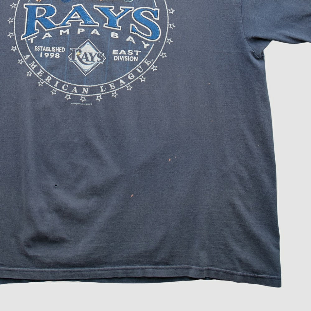 Tampa Bay Rays MLB Genuine Merchandise 2000s T-shirt - Navy - 2XVintage - Fanatics Lifestyle