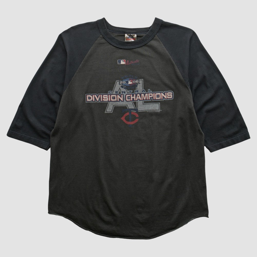 Minnesota Twins Alstyle Apparel 2006 T-shirt - Charcoal - Vintage - Fanatics Discount
