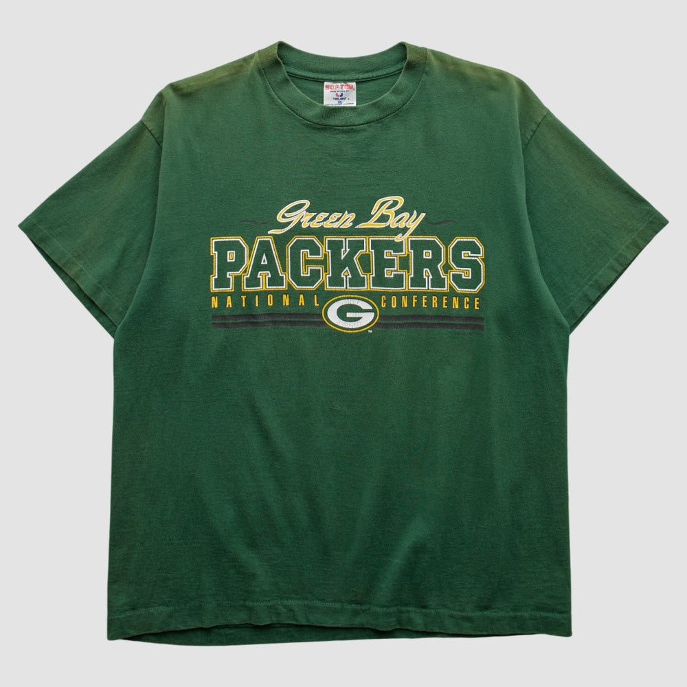 Fanatics Green Bay Packers Sof Tee 2000s T-shirt Green Vintage