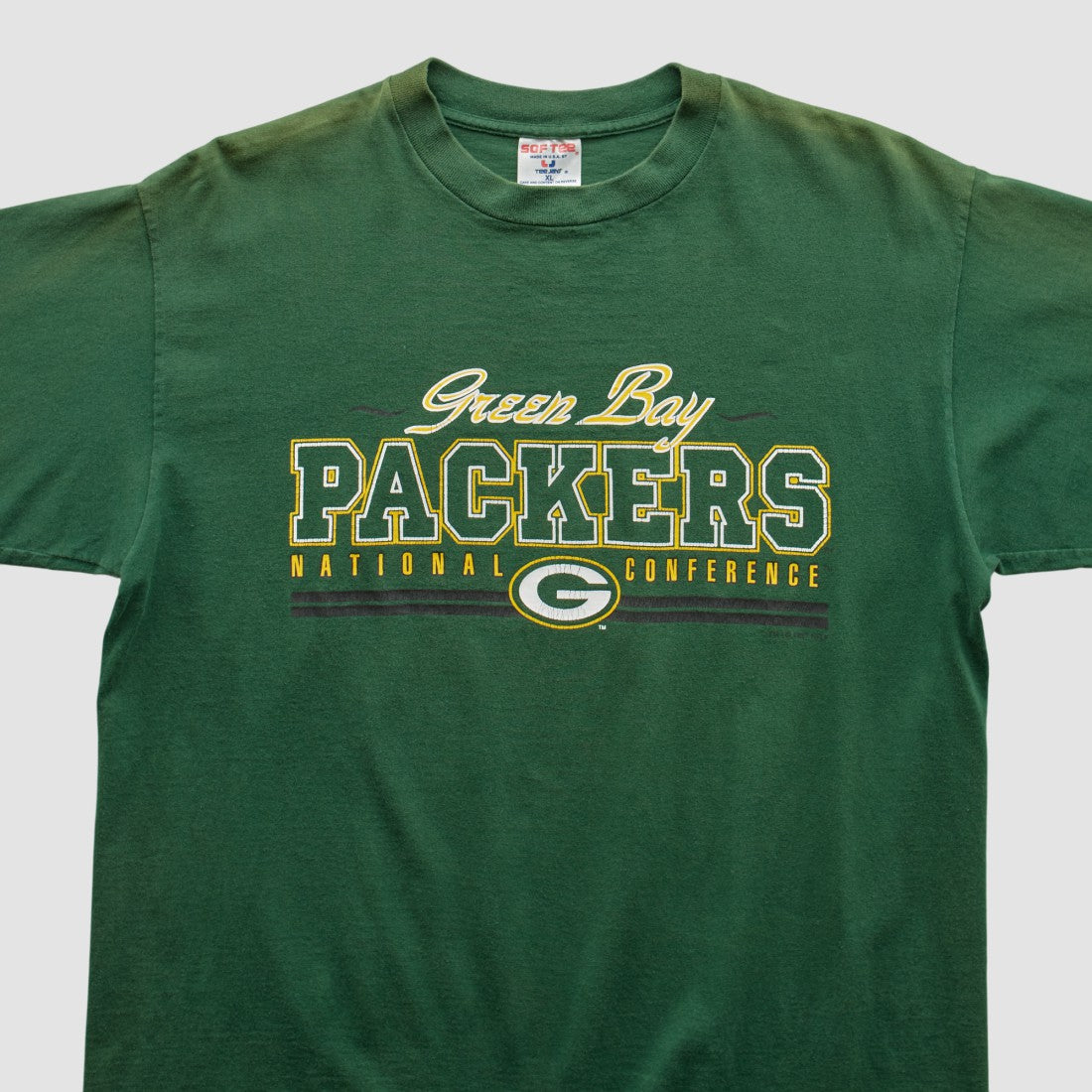 Fanatics Green Bay Packers Sof Tee 2000s T-shirt Green Vintage