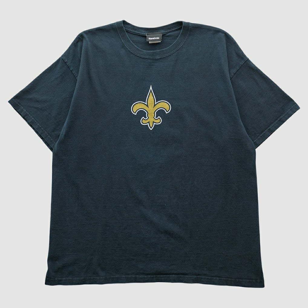 Fanatics New Orleans Saints Reebok 2000s T-shirt Navy Vintage