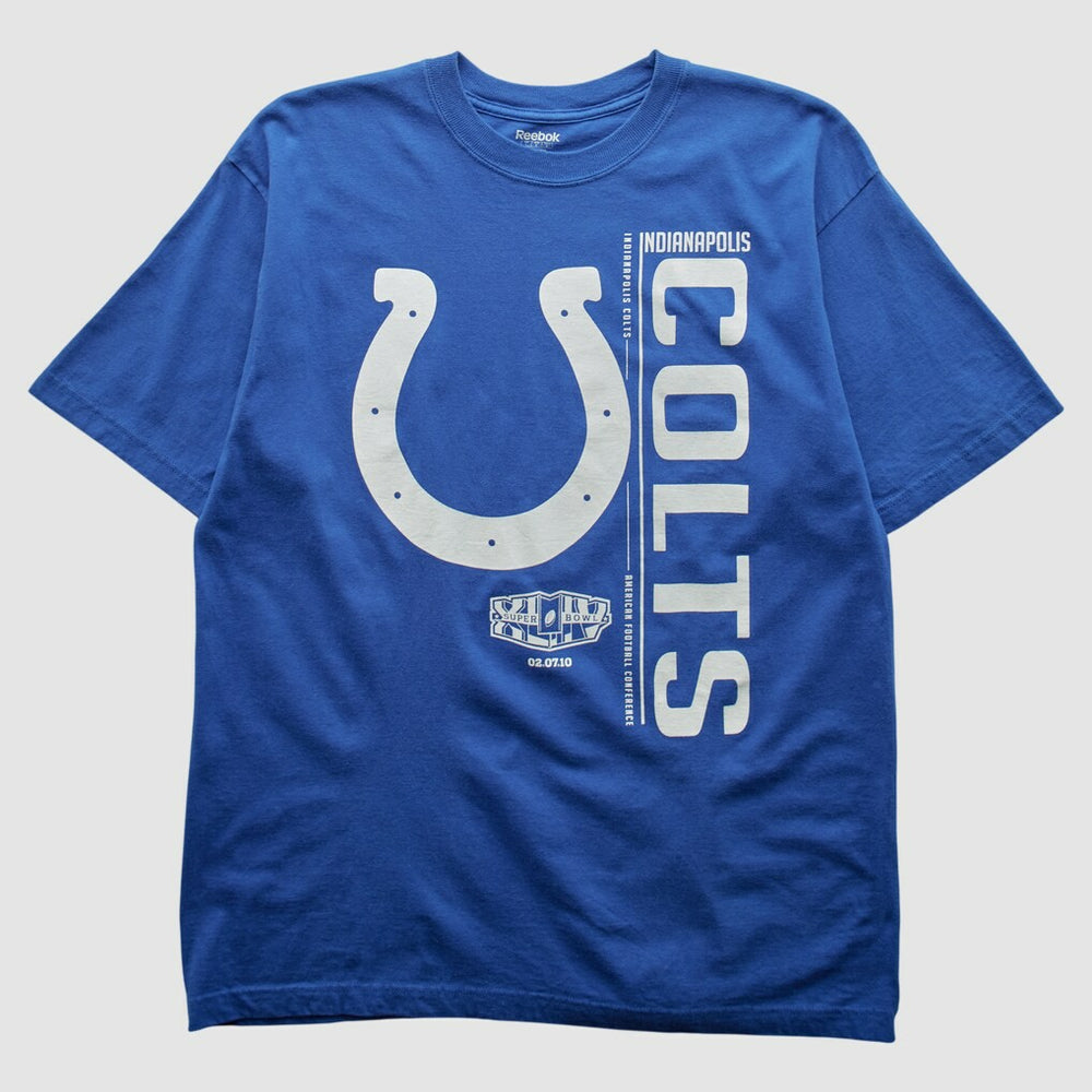 Fanatics Indianapolis Colts Reebok 2010 T-shirt Blue Vintage